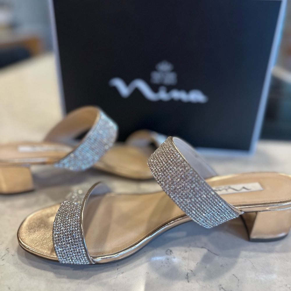 Nina sparkling slip on Sandler